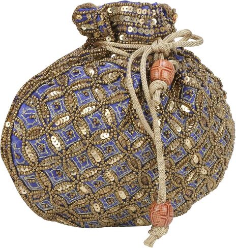 Indian sequence Potli Bag/wedding purse/jewelery purse for girls & women in Saudi Arabia
