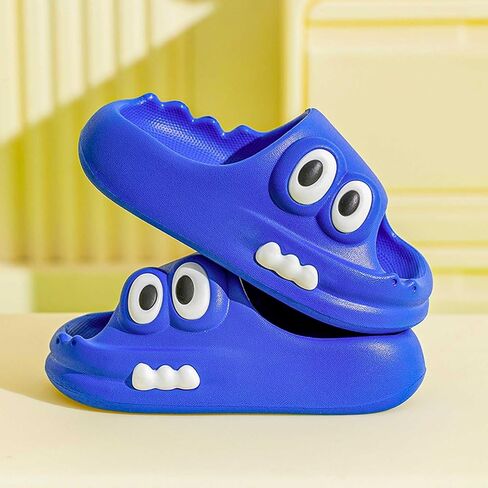 Kids House Slippers Boys Girls Cute Cartoon Animal Non-slip Water Shoes Unisex Child Comfy Quick Dry Summer Shower Sandals for Indoor Bathroom Outdoor Beach Swimming Pool in Saudi Arabia