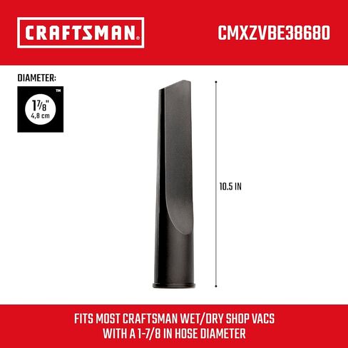 CRAFTSMAN CMXZVBE38680 1-7/8 in. Crevice Tool Wet Dry Vac Attachment in Saudi Arabia