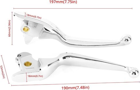 Black Brake Clutch Lever Hand Control Levers Compatible with Harley V Rod V-Rod VROD VRSC VRSCD VRSCDX VRSCAW VRSCF VRSCR 2003-2014 Night Rod Special 2007-2017 Muscle 2009-2017 in Kuwait