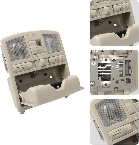 ضوء قراءة خريطة وحدة التحكم العلوية مع مفتاح فتحة السقف GS4A-69-970D-30 TD77-69-970D-75 متوافق مع MZD 6 2008-2012 CX-9 2010-2015 CX9 رمادي TD11-69-970 in Saudi Arabia
