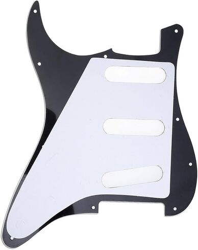Musiclily 11 فتحة SSS جيتار Strat Pickguard لوحة خدش للحاجز الولايات المتحدة الأمريكية/المكسيكية القياسية ستراتوكاستر أجزاء الجيتار ذات الطراز الحديث، غلاف السلحفاة 4 طبقات in Kuwait