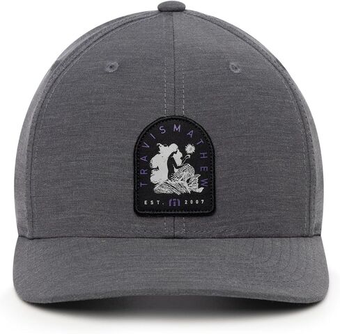 TravisMathew Men's Standard Myths and Legends, Heather Grey Pinstripe in Saudi Arabia