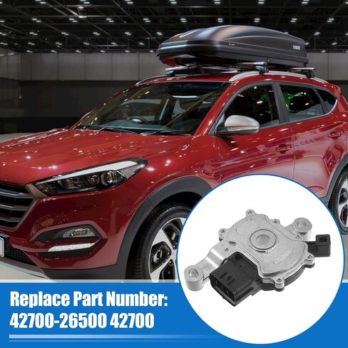 X AUTOHAUX المانع مفتاح أمان محايد مستشعر موضع ترس ناقل الحركة الأوتوماتيكي 42700-26500 لشركة Hyundai Accent Limited SE SEL 1.6L L4 - Gas 2018-2019 in Saudi Arabia