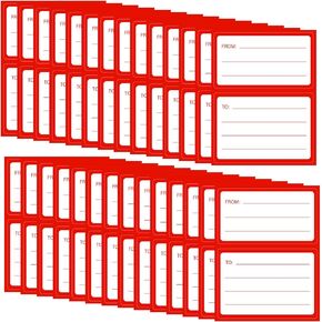to from Return Address Mailing Labels 60 Pcs Blank Self Adhesive Mail Shipping Label 4.5x3.5Inch Postage Guaranteed Stickers Handwriting to/from Address Tags for Package, Gift, Mailing Box, Envelopes