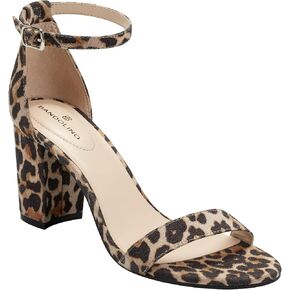 Bandolino Women's Armory Heeled Sandal, Beige Multi, 9
