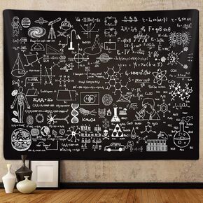 Periodic Table of Elements Poster Tapestry, Science Lab Chemistry Educational Decor Art Tapestries Wall Hanging for Classroom Kids Bedroom Dorm Teacher Office Desk Decor 60X40"