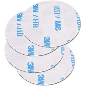 Sticky Mounting Circle Dots 1.38 inches Made of Compatible with 3M Double-Sided Tape Adhesive Socket Pop Mount Replacement Pads Pack of 4