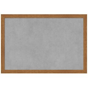 Amanti Art Framed Magnetic Board (19 x 13) Carlisle Blonde Narrow Magnet Board, Small Magnetic Bulletin Board for Office Decor, Mudroom, Kitchen or Organization Drop Zone from WI, USA