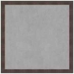 Amanti Art Framed Magnetic Board (26 x 26) Whiskey Brown Rustic Magnet Board, Medium Magnetic Bulletin Board for Office Decor, Mudroom, Kitchen or Organization Drop Zone from WI, USA