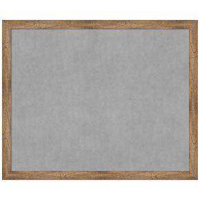 Amanti Art Framed Magnetic Board (44 x 36) Owl Brown Narrow Magnet Board, X-Large Magnetic Bulletin Board for Office Decor, Mudroom, Kitchen or Organization Drop Zone from WI, USA