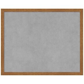 Amanti Art Framed Magnetic Board (21 x 17) Carlisle Blonde Narrow Magnet Board, Small Magnetic Bulletin Board for Office Decor, Mudroom, Kitchen or Organization Drop Zone from WI, USA