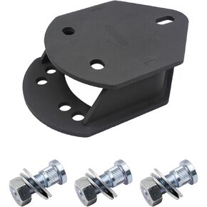 Spare Tire Carrier Spacer for 1987-2018 Wrangler JK TJ YJ Black 1053