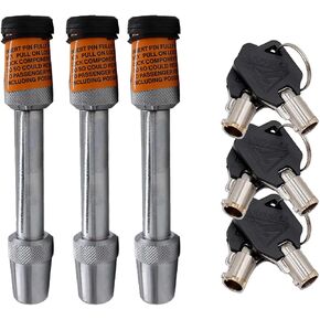 Blue Ox BX88101 two 1/2 locks and one 5/8 Lock Kit , Orange