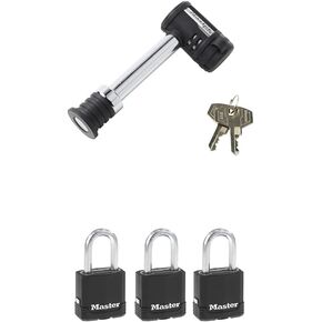 Master Lock 1479DAT 5/8in (16mm) Shackle Class III/IV Barbell™ Trailer Receiver Lock