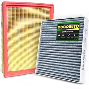 Engine Cabin Air Filter set for Nissan Pathfinder INFINITI QX60 3.5L 2022 2023 2024, Selected Models Replace 272775NA1A 165466TA0A