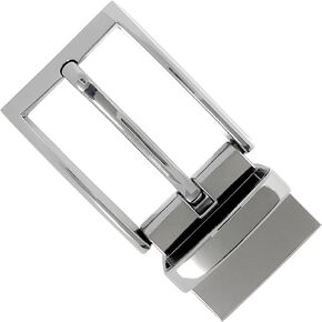 Z32292R Classic Polished Reversible Buckle Replacement Belt Buckle fits 1-1/4"(32mm) Strap