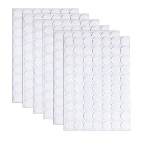 350pcs Clear Double-Sided Sticky Adhesive Dots, 6mm/0.24" Round Transparent Acrylic Nano Glue Pads Heavy Duty, Removable Waterproof Strong Traceless Sticker for Balloons Envelopes Note Craft Photo DIY