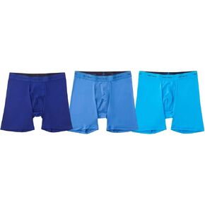 Pair of Thieves Men's Quick Dry Action Blend Long Boxer Briefs 3 Pack - Moisture-Wicking & Breathable for All-Day Comfort