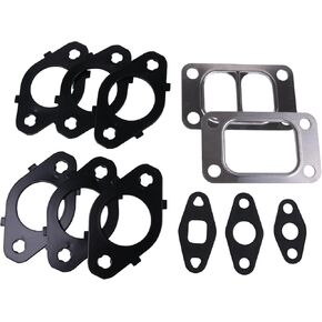 Exhaust Manifold Gasket Set Compatible with Dodge Cummins 98-17 24V 5.9L, 6.7L