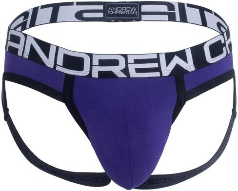 أندرو كريستيان CoolFlex Frame Jock مع SHOW-IT، أرجواني، X-Large in Saudi Arabia