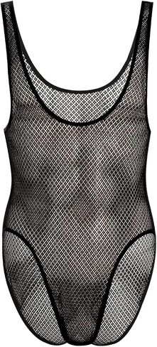 Men's Sheer Lace Lingerie Bodysuit Low Cut in Saudi Arabia