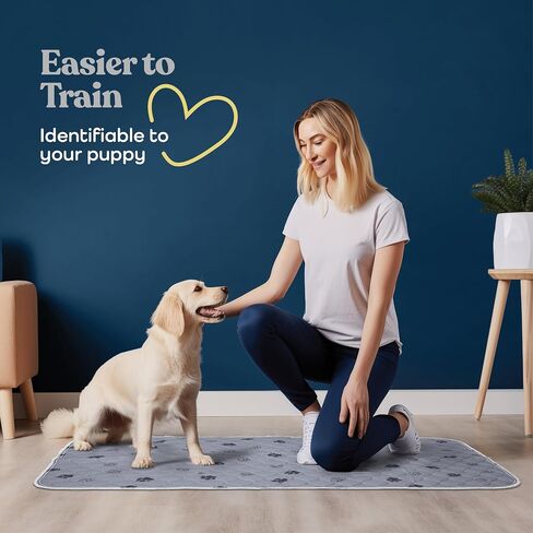Super Absorbent Washable Pee Pads for Dogs - 2-Pack Superior Reusable Puppy Pads Pet Training Pads –100% Waterproof Dog Pee Pad Protects Against Urine Leakage Non-Slip Grip Prevents Slipping& Bunching in Saudi Arabia