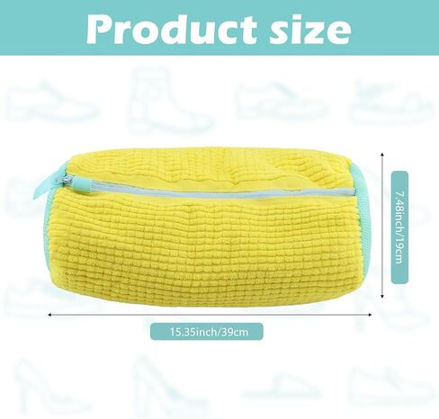 2 Pcs Shoe Cleaning Bag, Shoe Washing Machine Bag, Portable Reusable Shoe Bag for Washing Machine, Shoe Cleaning Laundry, Deep Cleaning Shoe Care Bag for Washer and Dryer in Saudi Arabia