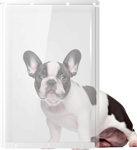 2pack من اللوحات البديلة لباب الكلب الطقس Ruff المتوافقة مع نموذج باب الكلب المثالي للطقس Ruff DSRWXL، اللوحات البديلة للطقس Ruff 9 3/4 x 17، XL مرنة، خالية من مادة BPA، مواد مقاومة للطقس in Kuwait