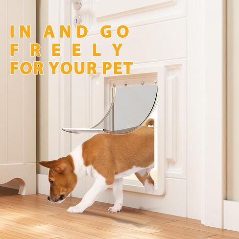 2pack من اللوحات البديلة لباب الكلب الطقس Ruff المتوافقة مع نموذج باب الكلب المثالي للطقس Ruff DSRWXL، اللوحات البديلة للطقس Ruff 9 3/4 x 17، XL مرنة، خالية من مادة BPA، مواد مقاومة للطقس in Kuwait