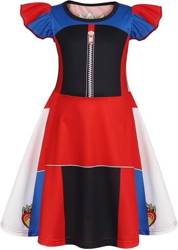 AmzBarley Girls Nightgowns Princess Nightgown Pajamas for Toddler Kids Sleepwear Flutter Sleeve Nightie Sleep Dress in Saudi Arabia