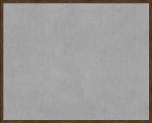 Amanti Art Framed Magnetic Board (41 x 33) Carlisle Brown Narrow Magnet Board, X-Large Magnetic Bulletin Board for Office Decor, Mudroom, Kitchen or Organization Drop Zone from WI, USA in Saudi Arabia