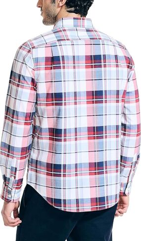 Nautica Men's Sustainably Crafted Plaid Shirt in Saudi Arabia