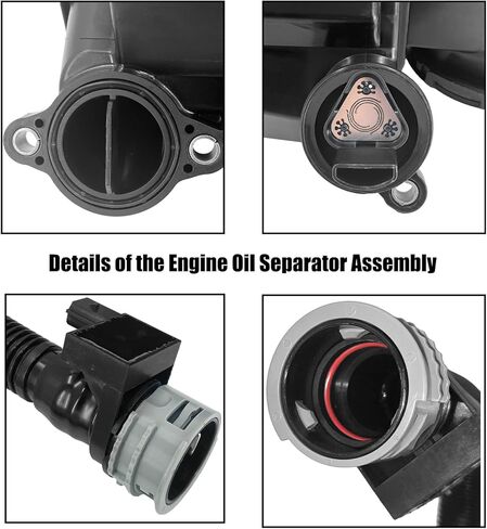 PratRaken DC3Z6A785C Engine Oil Separator Assembly Fit for F-ord 2011-2016 F250 F350 450 Super Duty 6.7L Replace, Powerstroke Diesel PCV CCV Engine Oil Separator in Kuwait