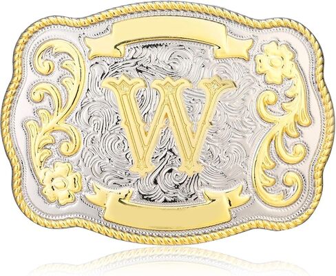 إبزيم حزام للرجال من رعاة البقر الغربيين وراعية البقر روديو بالحرف الأولي ABCDMRJ إلى Z أبازيم حزام للنساء in Kuwait