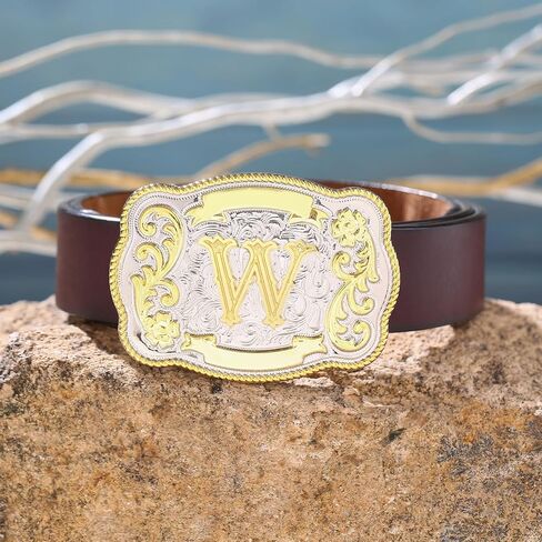 إبزيم حزام للرجال من رعاة البقر الغربيين وراعية البقر روديو بالحرف الأولي ABCDMRJ إلى Z أبازيم حزام للنساء in Kuwait