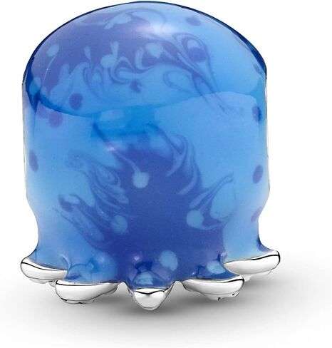Pandora Ocean Bubbles & Waves Octopus Charm سوار Charm Moments الأساور - مجوهرات نسائية مذهلة - مصنوعة من الفضة الاسترليني والمينا in Saudi Arabia