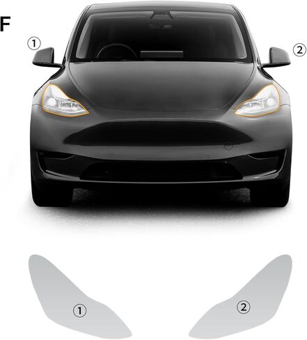 for Tesla Model Y 2020-2023 PPF Precut Gloss Clear Car Paint Protective Film Self Healing TPU HD Film Scratch Protector Exterior Accessories in Kuwait