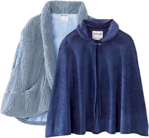 (أزرق) مجموعة الرداء والشال من Silvert's للاستخدام الداخلي/الخارجي in Kuwait