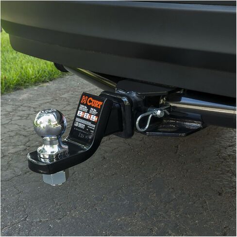 CURT 21505 Trailer Hitch Pin & Clip with Grooved Head, 5/8-Inch Diameter, Fits 2-Inch Receiver in Saudi Arabia