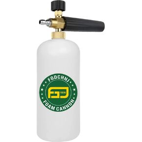 Pressure Washer Foam Cannon with 1/4" Quick Connector, 1 Liter Bottle, Car Wash Foam Gun