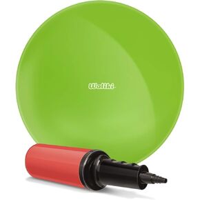 WALIKI Children's Wobbly Cushion, Alternative Classroom Seating | Inflatable Core Disc Seats for School (Pump Included, 12"/30CM, Green)