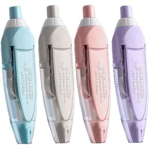 Purple Pressing Correction Tape White Out Correction Tape Correct Correction Tape School Office Supplies for Instant Correction，Erasers and Correction Products，Correction Tape