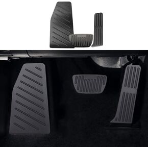 for Toyota RAV4 RAV 4 XA50 2019 2020 2021 Accessories Non-Slip Aluminum Alloy Pedal Cover Automatic Motor No Drill Brake Gas Rest Pedals Accelerator Accessories 3pcs (RED)