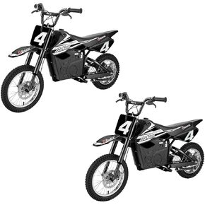 دراجة ترابية كهربائية رازور MX650، باللون الأسود (عبوتان)