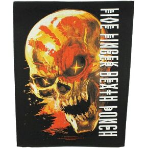 5fdp Five Finger Death Punch Justice XLG Back Patch Black