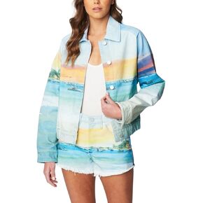 [BLANKNYC] mens Denim Jacket, Lost in Paradise, Large US