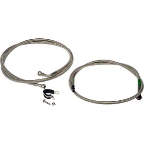 Dorman 819-814 Front Flexible Stainless Steel Braided Fuel Line Compatible with Select Models (OE FIX)