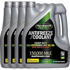 ‎Hot Shot's Secret 150,000 Mile 50/50 Prediluted Green Antifreeze/Coolant 4 Pack of 1 Gallon