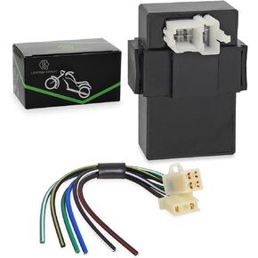 LK 6 Pin DC CDI Box for CG150cc 200cc 250cc Vertical Engine ATV Quad Go Karts Dirt Bike Scooter(1 X Connecting plug)